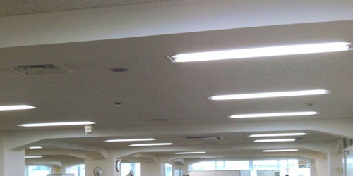 led蛍光灯の導入事例、関西支店 設置後