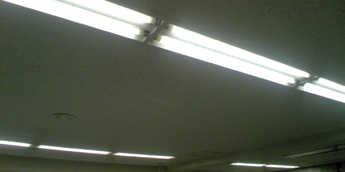 led蛍光灯の導入事例、関西支店 設置後